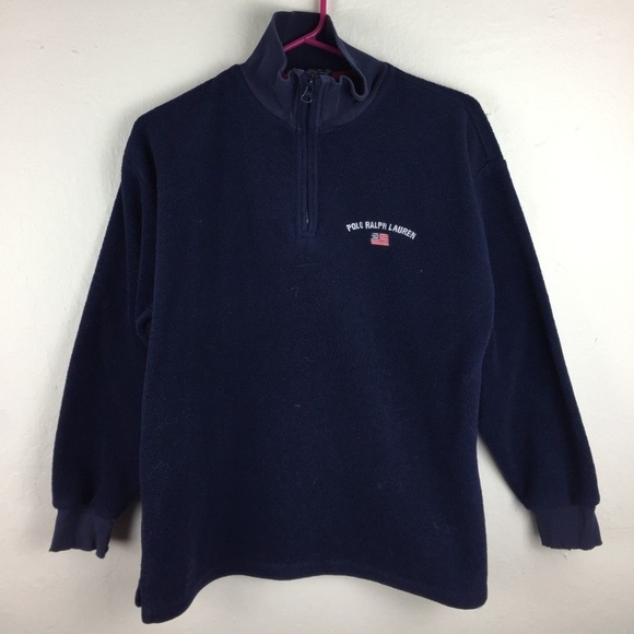 Polo Ralph Lauren Other - Mens M Polo RalphLauren VTG 1/4 Zip Fleece Sweater